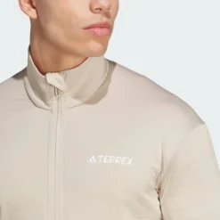 Adidas Training Shirt Terrex Multi Light Fleece - Beige -Track Fit Wear Sales 00b845ce2e79