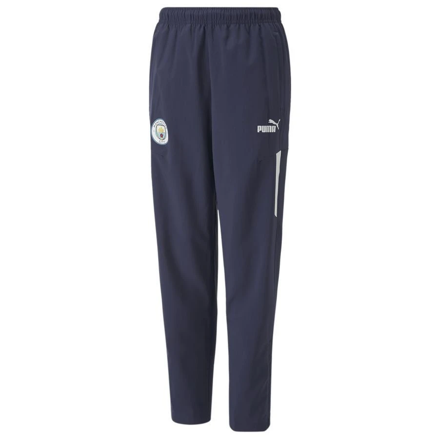 Manchester City Training Trousers Pre Match Woven - Peacoat/PUMA White Kids 1 Manchester City Training Trousers Pre Match Woven - Peacoat/PUMA White Kids
