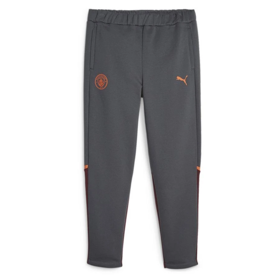Puma Manchester City Sweatpants Casuals - Grey/Orange Kids 1 Puma Manchester City Sweatpants Casuals - Grey/Orange Kids