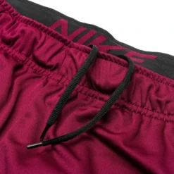 Nike Training Shorts Dri-FIT Knit - Dark Beetroot/Black -Track Fit Wear Sales 0899adef6319
