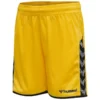 Hummel Shorts Authentic Poly - Yellow/Black Kids