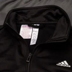 Adidas Tracksuit Colourblock - Black/White/Medium Grey Heather Kids -Track Fit Wear Sales 162aec9c1b20