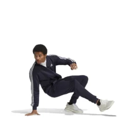 Adidas Tracksuit 3-Stripes French Terry - Legend Ink/White -Track Fit Wear Sales 169c19c2beff