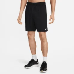 Nike Training Shorts Dri-FIT Totality Knit 7" - Black/Iron Grey/White