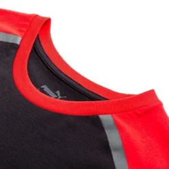 Milan T-Shirt Casuals - PUMA Black/Red -Track Fit Wear Sales 25d2117aaf32