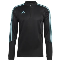 Adidas Training Shirt Tiro 23 Club - Black/Turquoise