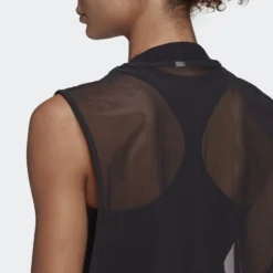 Adidas Tank Top Sportswear Mesh - Black/White Woman -Track Fit Wear Sales 2cd7be9c0bb3