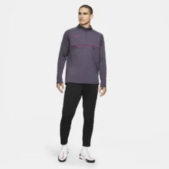 Nike Training Shirt Academy 21 Drill Top - Dark Raisin/Siren Red -Track Fit Wear Sales 32c5e83e9a9f