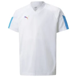 PUMA Training T-Shirt IndividualFINAL - PUMA White/Light Blue Kids