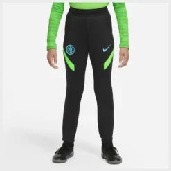 Nike Inter Training Trousers Dri-FIT Strike - Black/Green Strike/Chlorine Blue Kids