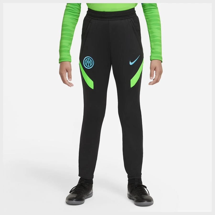 Nike Inter Training Trousers Dri-FIT Strike - Black/Green Strike/Chlorine Blue Kids 1 Nike Inter Training Trousers Dri-FIT Strike - Black/Green Strike/Chlorine Blue Kids