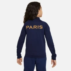 Nike Paris Saint Germain Training Jacket Dri-FIT Anthem - Blackened Blue/Gold Suede Kids -Track Fit Wear Sales 3bf93bc335c7