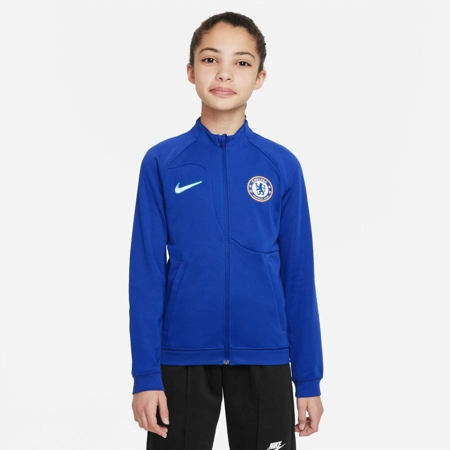 Nike Chelsea Training Jacket Academy Pro Anthem - Rush Blue/White Kids 1 Nike Chelsea Training Jacket Academy Pro Anthem - Rush Blue/White Kids