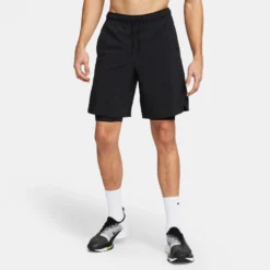 Nike Training Shorts Dri-FIT Unlimited 9" 2IN1 - Black -Track Fit Wear Sales 3fad3408fe4e