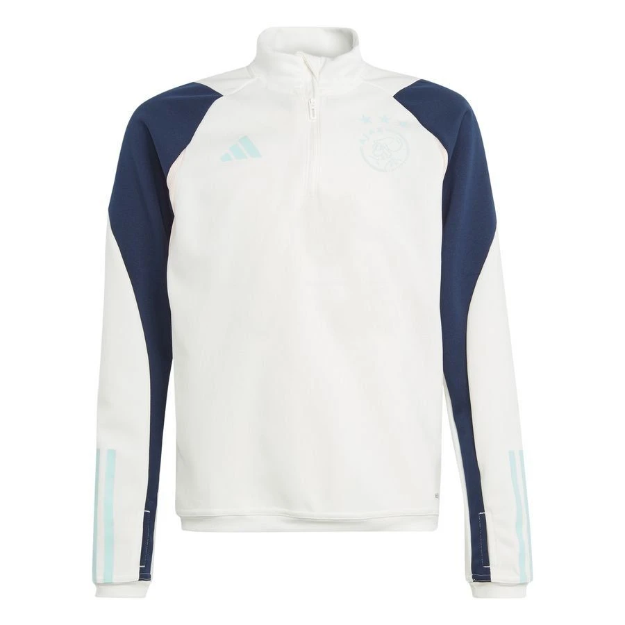 ADIDAS Ajax Training Shirt Tiro 23 - White Tint/Navy/Turquoise Kids 1 ADIDAS Ajax Training Shirt Tiro 23 - White Tint/Navy/Turquoise Kids