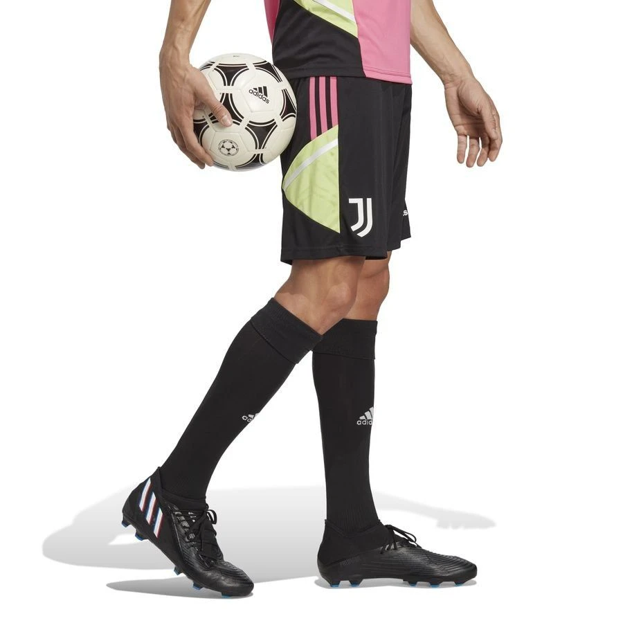 ADIDAS Juventus Training Shorts Condivo 22 - Black/Pink 4 ADIDAS Juventus Training Shorts Condivo 22 - Black/Pink - Image 4