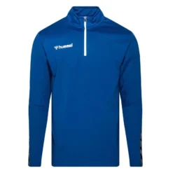 Hummel Training Shirt Authentic 1/2 Zip - True Blue/White