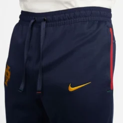 Nike Portugal Training Trousers Travel - Obsidian/Gorge Green/Gold Dart -Track Fit Wear Sales 599f94d2e2c3