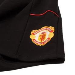 Manchester United Sweat Shorts French Terry - Black -Track Fit Wear Sales 5bfca0085c71