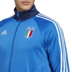 ADIDAS Italy Track Top DNA - Blue/Dark Blue -Track Fit Wear Sales 5c3da96df58d