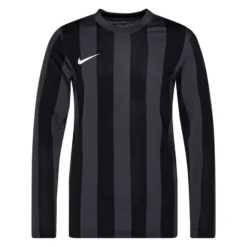 Nike Playershirt Dri-FIT Striped Division IV - Anthracite/Black/White Long Sleeves Kids