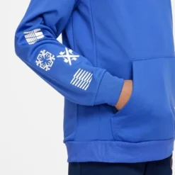 Nike Hoodie Dry CR7 Personal Edition - Medium Blue/White Kids -Track Fit Wear Sales 614e83d9452b