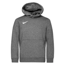 Nike Hoodie Fleece Park 20 - Charcoal Heather/White Kids