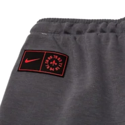 Nike Paris Saint Germain Training Trousers Dri-FIT Travel Fleece - Dark Grey/Black/Siren Red Kids -Track Fit Wear Sales 66cbbd4e9039