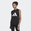 Adidas Tank Top Sportswear Mesh - Black/White Woman