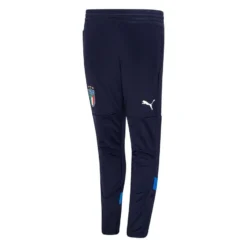 Puma Italy Training Trousers - Peacoat/Ignite Blue Kids
