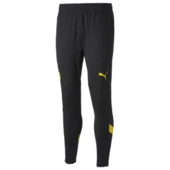 Dortmund Training Trousers - PUMA Black/Cyber Yellow