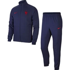 Nike France Tracksuit Dry Strike EURO 2020 - Blackened Blue/University Red