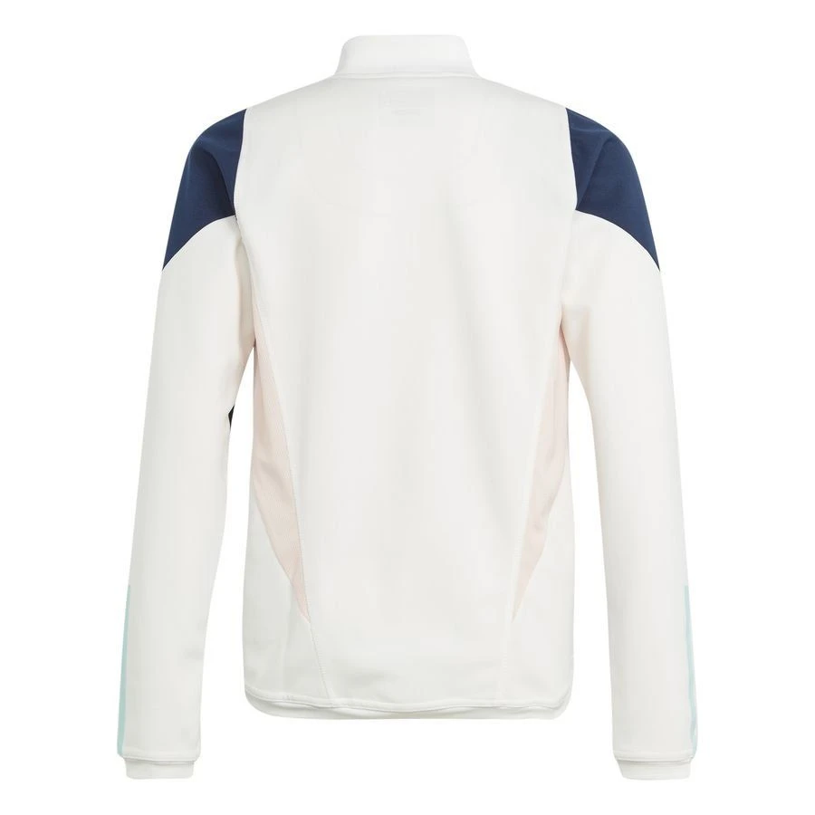 ADIDAS Ajax Training Shirt Tiro 23 - White Tint/Navy/Turquoise Kids 2 ADIDAS Ajax Training Shirt Tiro 23 - White Tint/Navy/Turquoise Kids - Image 2