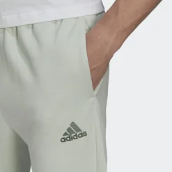 Adidas Training Trousers Essentials Fleece - Green Oxide -Track Fit Wear Sales 89cad76c0c2a