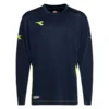 Diadora Training T-Shirt Equipo - Navy/Fluo Yellow Kids