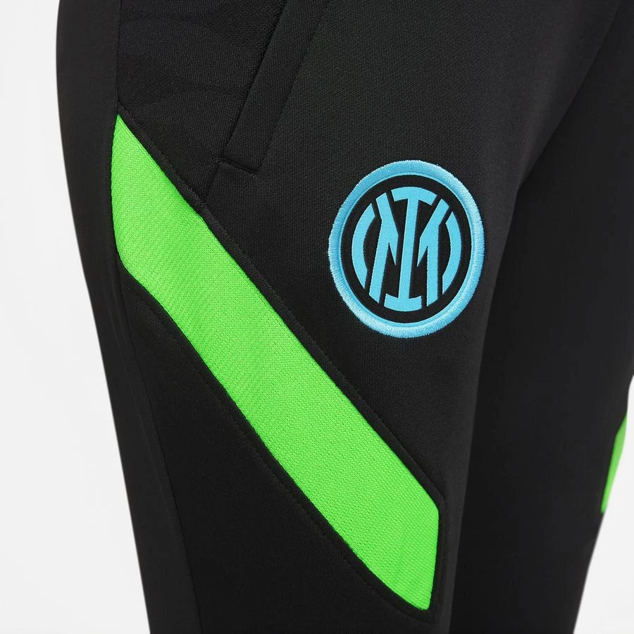 Nike Inter Training Trousers Dri-FIT Strike - Black/Green Strike/Chlorine Blue Kids 3 Nike Inter Training Trousers Dri-FIT Strike - Black/Green Strike/Chlorine Blue Kids - Image 3