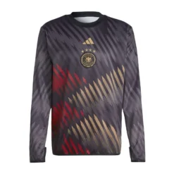 ADIDAS Germany Training Shirt Pre Match Warm 2022/23 - Black/Red/Yellow