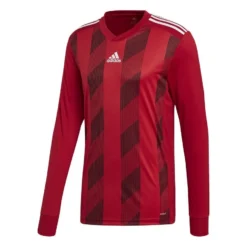 Adidas Playershirt Striped 19 - Power Red/White Long Sleeves Kids