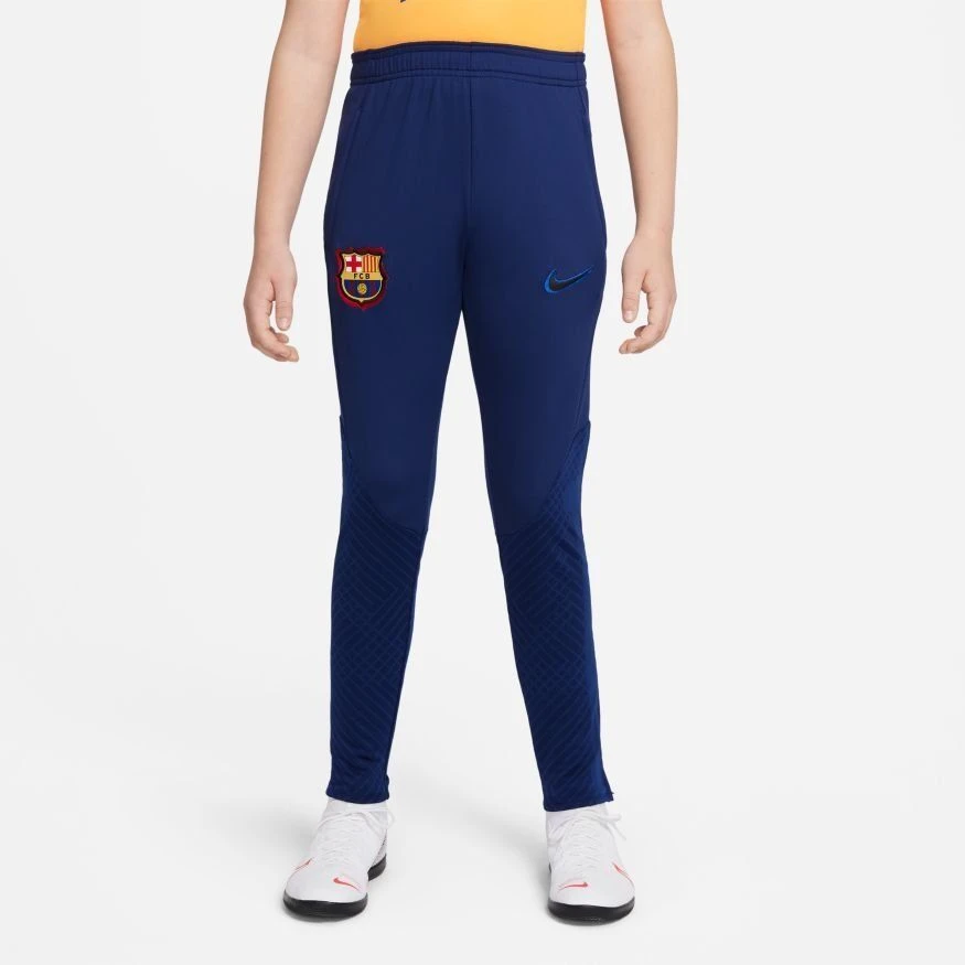 Nike Barcelona Training Trousers Dri-FIT Strike - Blue Void/Vivid Orange/Black Kids 2 Nike Barcelona Training Trousers Dri-FIT Strike - Blue Void/Vivid Orange/Black Kids - Image 2