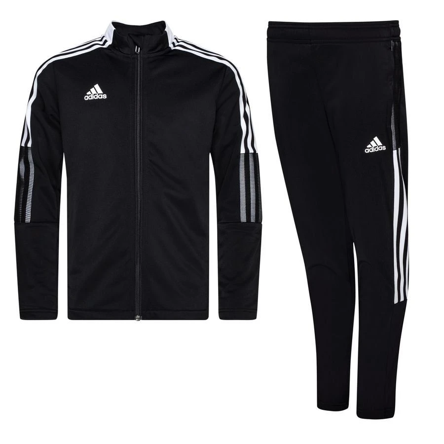 Adidas Tracksuit Tiro - Black/White Kids 1 Adidas Tracksuit Tiro - Black/White Kids