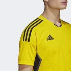Adidas Playershirt Condivo 22 Match Day - Yellow/Black -Track Fit Wear Sales a5235c089853