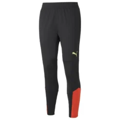 PUMA Training Trousers IndividualFINAL - PUMA Black/Fiery Coral