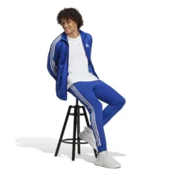 Adidas Tracksuit 3-Stripes - Blue/White -Track Fit Wear Sales b07060f04cc4