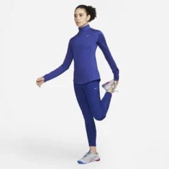 Nike Pro Training Shirt Therma-FIT - Deep Royal Blue/Particle Grey Woman -Track Fit Wear Sales c4df6e63a4a5