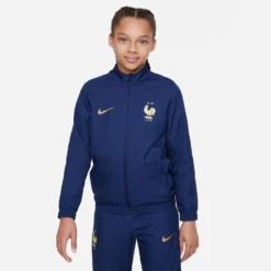 Nike France Tracksuit Dri-FIT Strike Woven 2022/23 - Midnight Navy/Metallic Gold Kids -Track Fit Wear Sales c9dd7bd1e05b