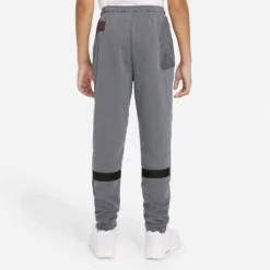 Nike Paris Saint Germain Training Trousers Dri-FIT Travel Fleece - Dark Grey/Black/Siren Red Kids -Track Fit Wear Sales cfe8c6586173