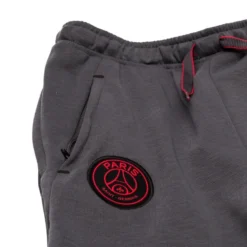 Nike Paris Saint Germain Training Trousers Dri-FIT Travel Fleece - Dark Grey/Black/Siren Red Kids -Track Fit Wear Sales d1ffadcdc0b9