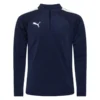 PUMA Training Shirt TeamLIGA 1/4 Zip - Peacoat/PUMA White