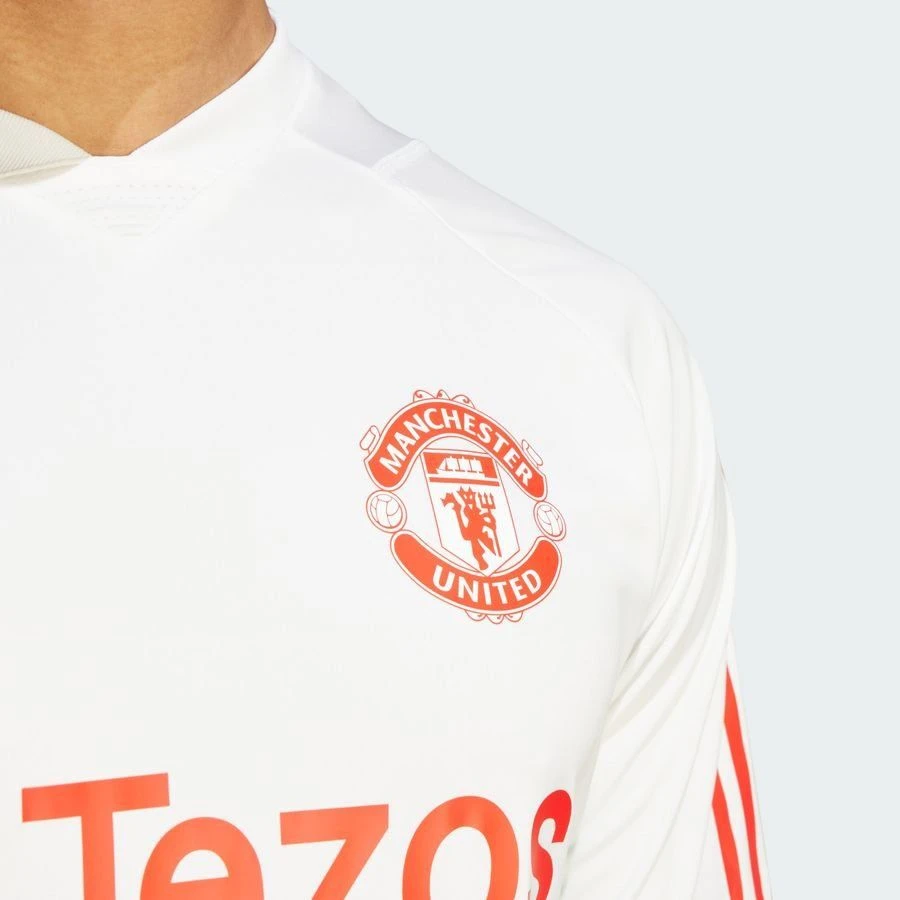 ADIDAS Manchester United Training T-Shirt Tiro 23 - White/Red 6 ADIDAS Manchester United Training T-Shirt Tiro 23 - White/Red - Image 6