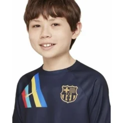 Nike Barcelona Training T-Shirt Dri-FIT Pre Match - Obsidian/Club Gold Kids -Track Fit Wear Sales dd9f9e7963a1